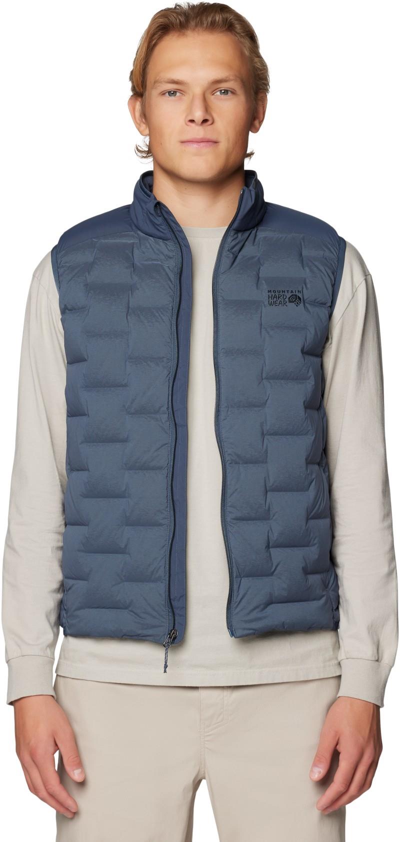 StretchDown Vest - Mens - moon blue 1