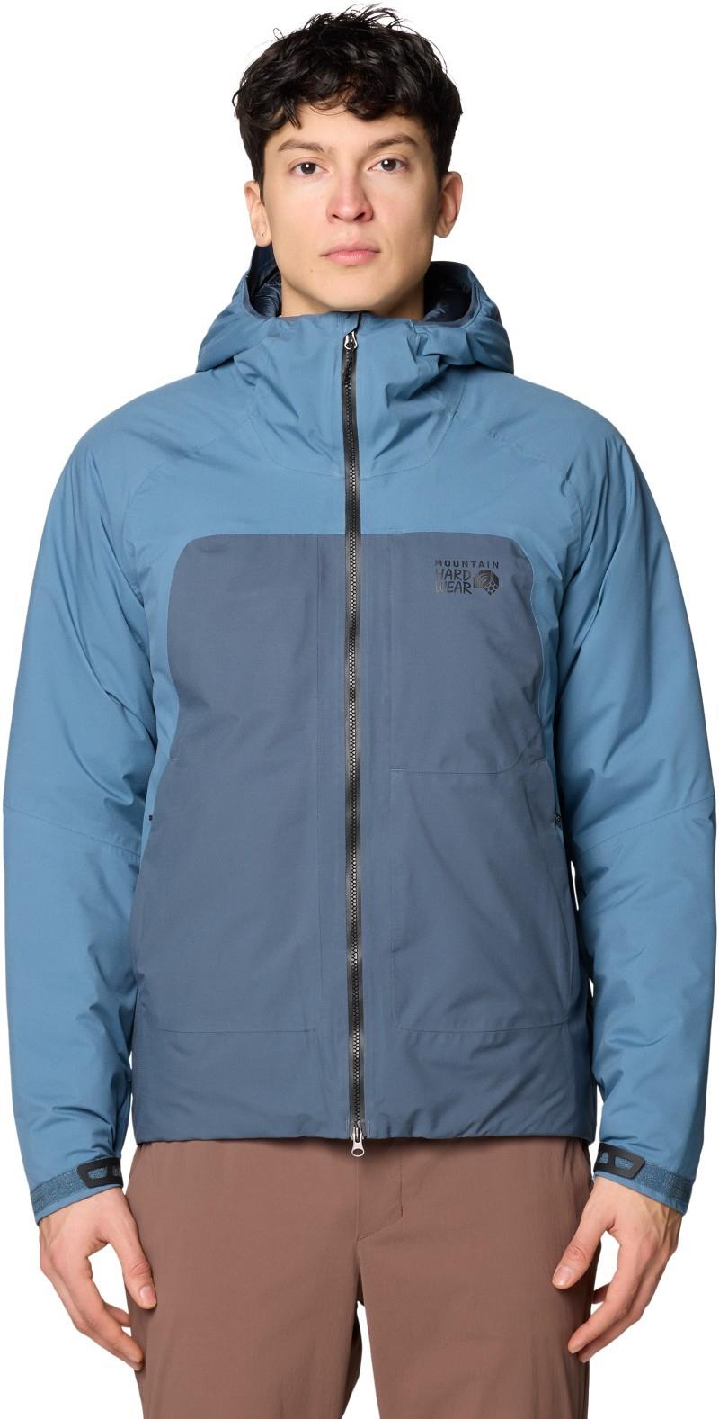 Stretch Ozonic Insulated Jacket - Mens - adriatic blue / moon blue 1