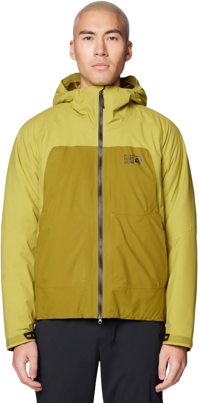 Stretch Ozonic Insulated Jacket - Mens - vetiver / moon moss 1
