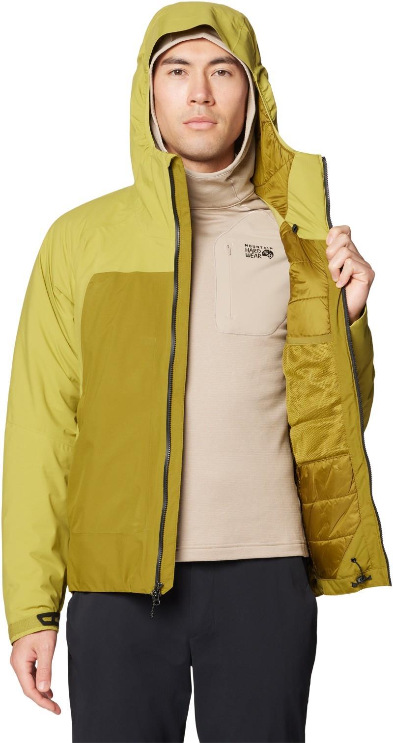 Stretch Ozonic Insulated Jacket - Mens - vetiver / moon moss 1