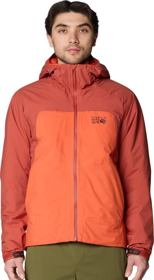 Stretch Ozonic Insulated Jacket - Mens - aspect / mars red 1