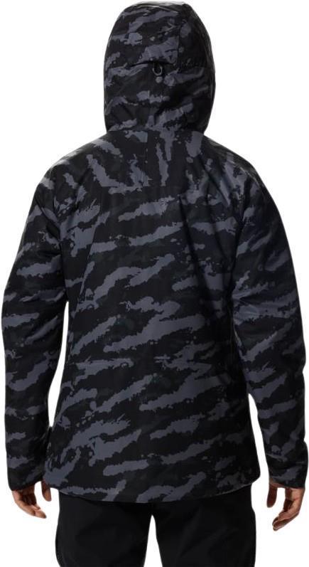 Stretch Ozonic Insulated Jacket - Womens - Black Paintstrokes Print 2