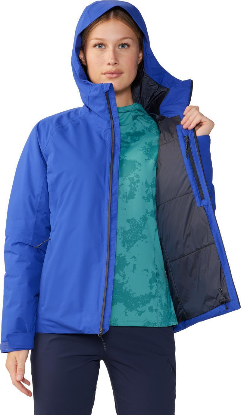Stretch Ozonic Insulated Jacket - Womens - Blue Print 3