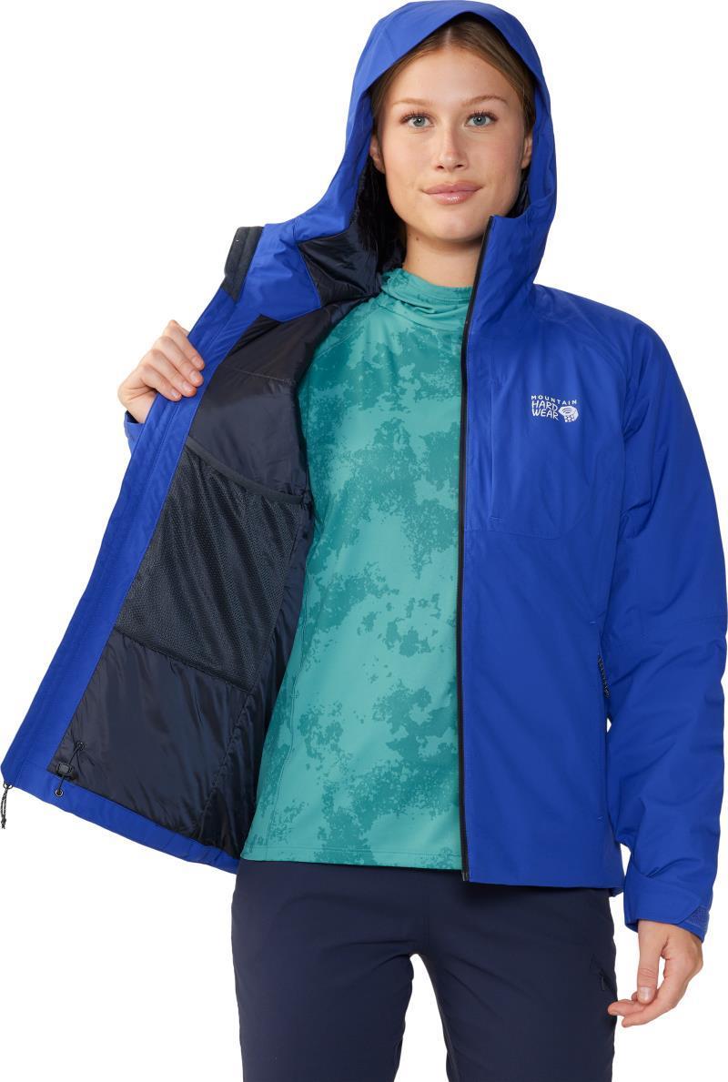Stretch Ozonic Insulated Jacket - Womens - Blue Print 5