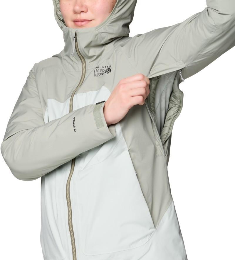Stretch Ozonic Insulated Jacket - Womens - silt grey / gamma grey 1