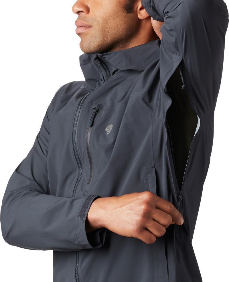 Stretch Ozonic Jacket - Mens - Dark Storm 6