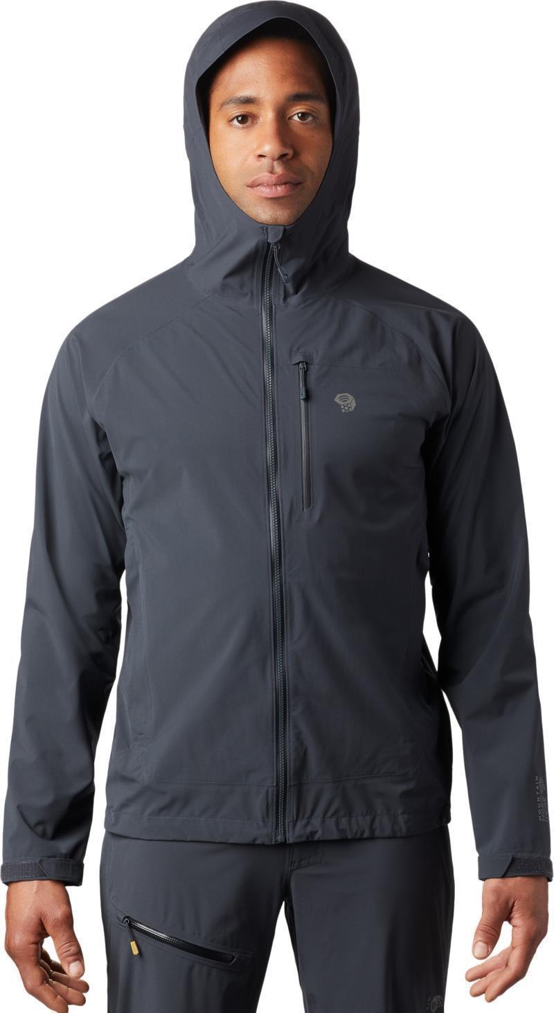 Stretch Ozonic Jacket - Mens - dark storm 1