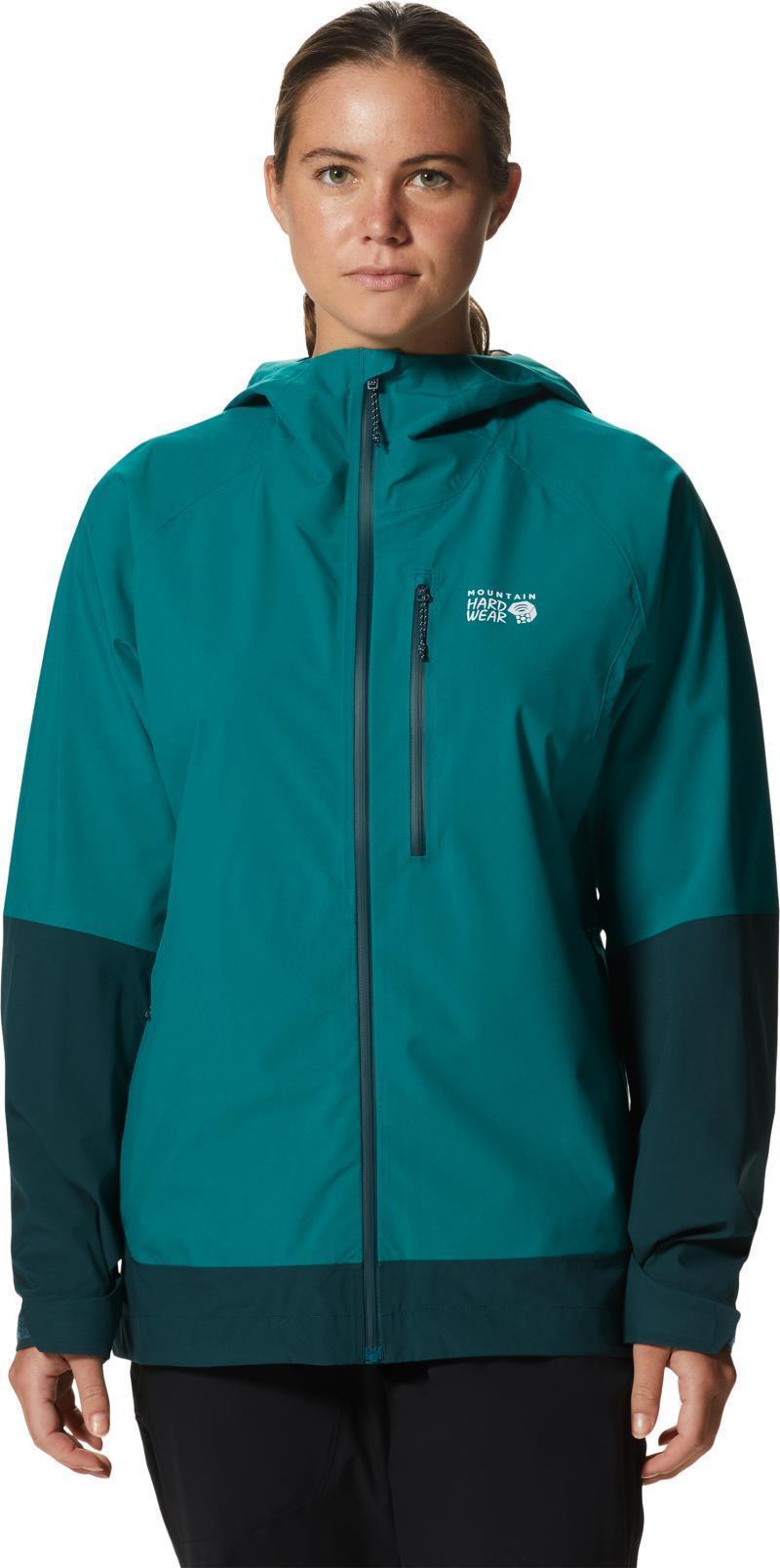 Stretch Ozonic Jacket - Womens - Botanic / Dark Marsh 1