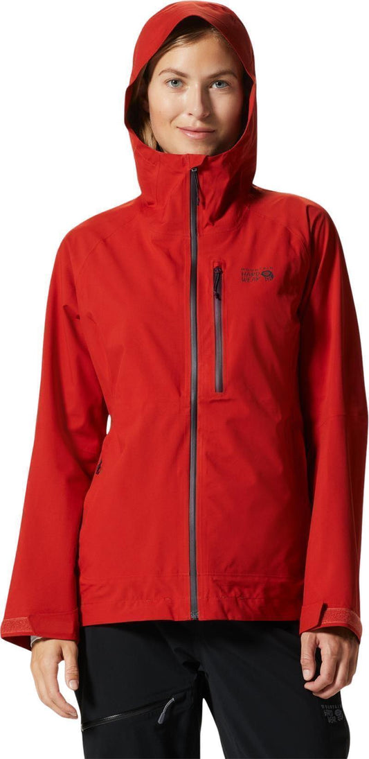 Stretch Ozonic Jacket - Womens - Dark Fire 1