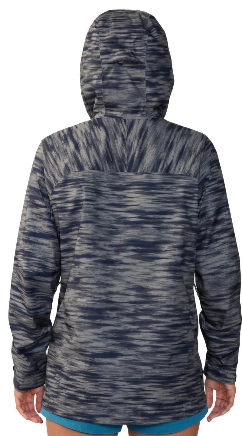 Stretch Ozonic Jacket - Womens - Dark Zinc Frequency Print 2