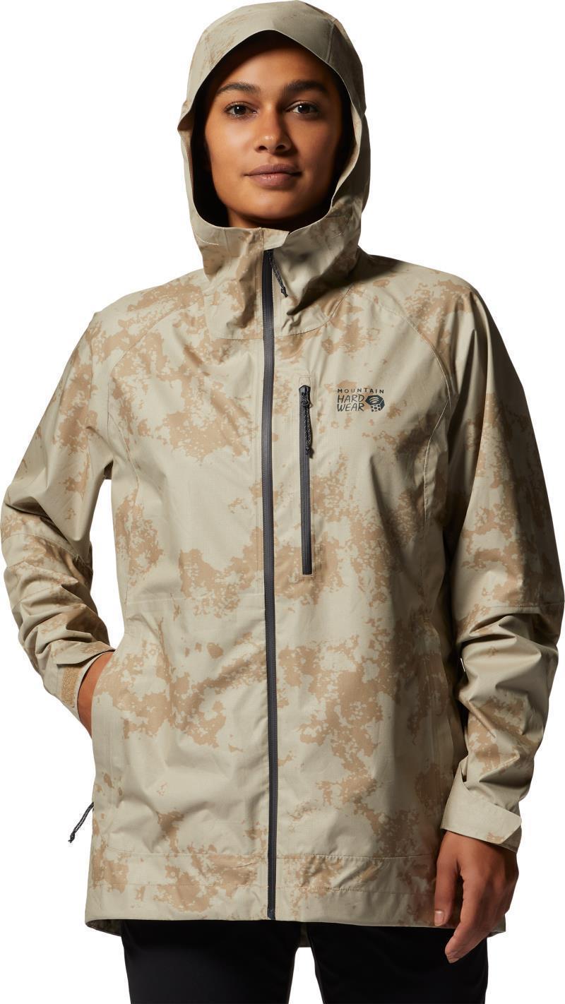 Stretch Ozonic Jacket - Womens - Moab Tan Print 3