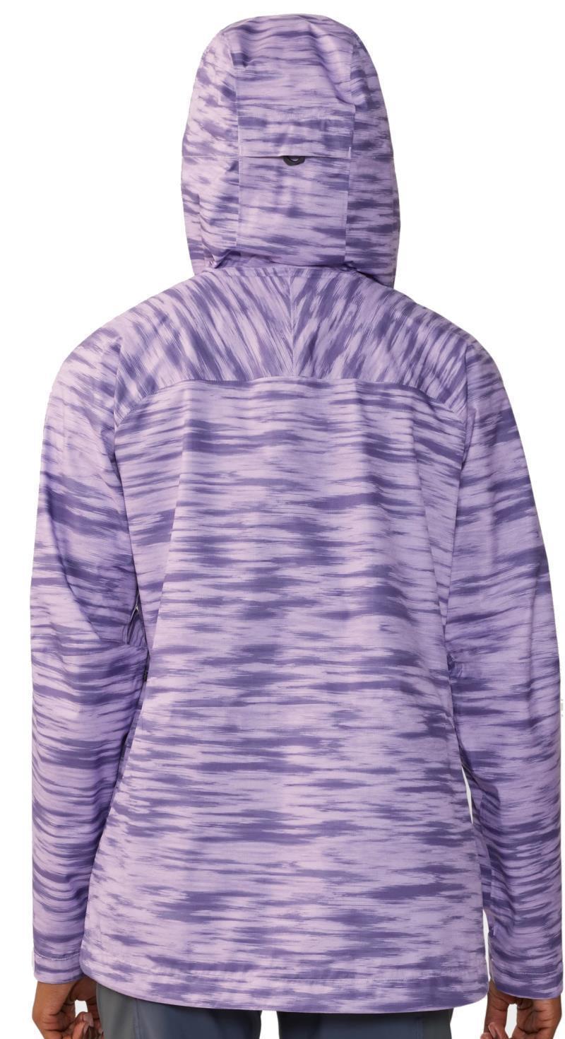 Stretch Ozonic Jacket - Womens - Wisteria Frequency Print 2