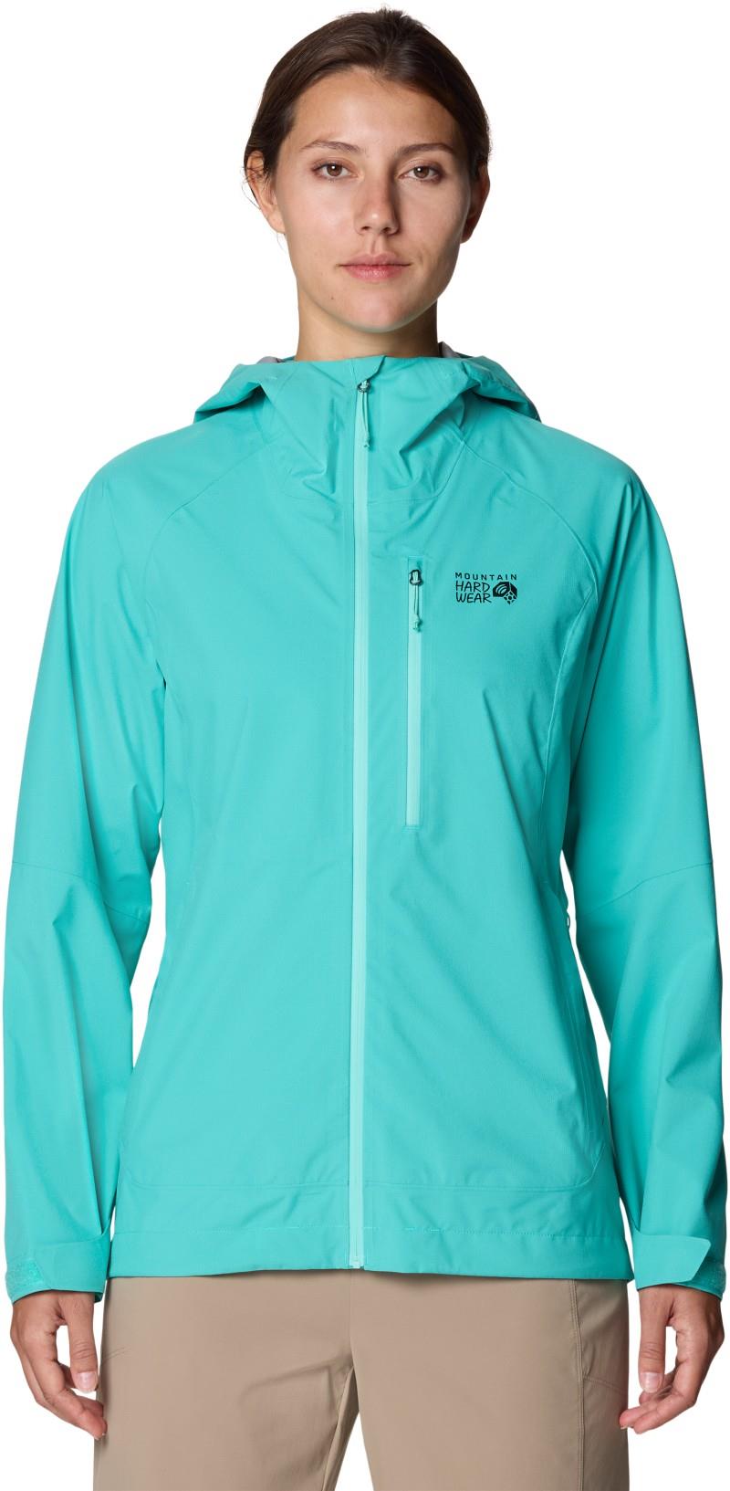 Stretch Ozonic Jacket - Womens - aqua marina 1