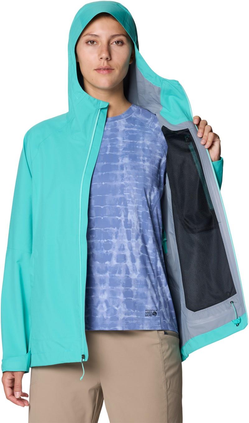 Stretch Ozonic Jacket - Womens - aqua marina 1