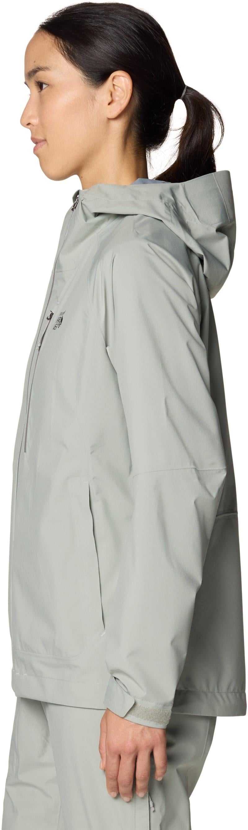 Stretch Ozonic Jacket - Womens - half moon grey 1