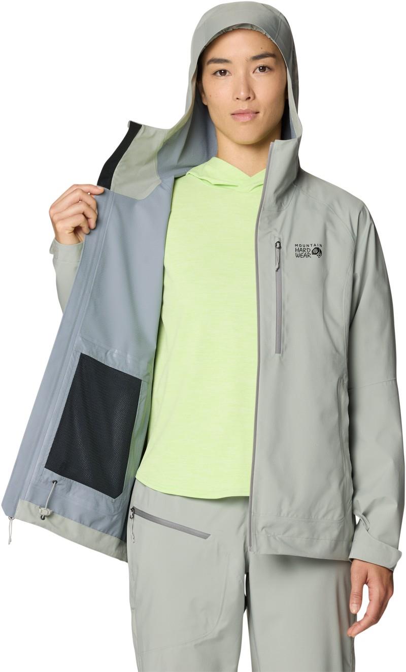 Stretch Ozonic Jacket - Womens - half moon grey 1