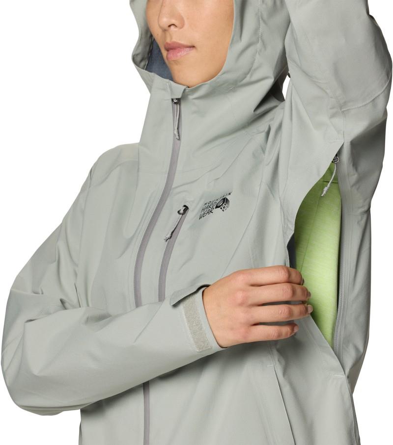 Stretch Ozonic Jacket - Womens - half moon grey 1