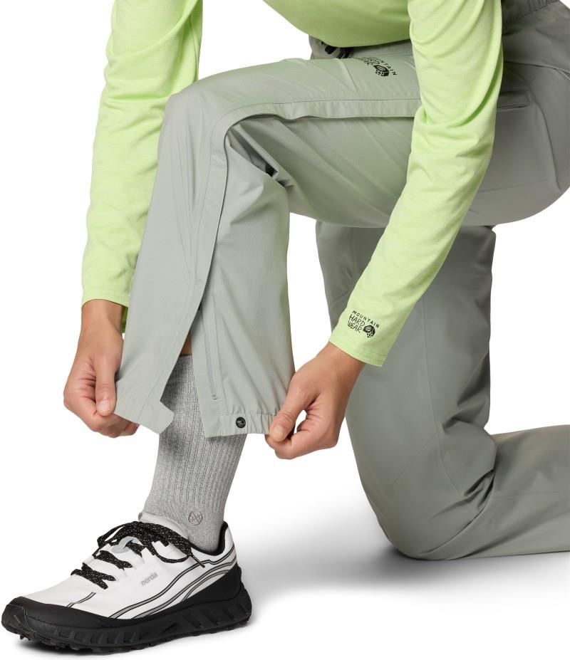 Stretch Ozonic Pants, Long - Womens - half moon grey 1
