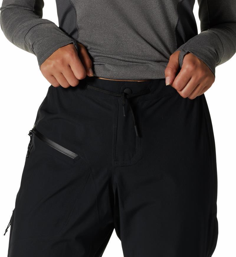 Stretch Ozonic Pants, Short - Womens - Black 6