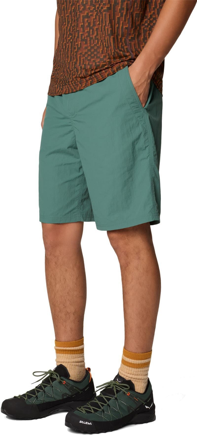 Stryder Belted Shorts, 11" Inseam - Mens - blue pine 1