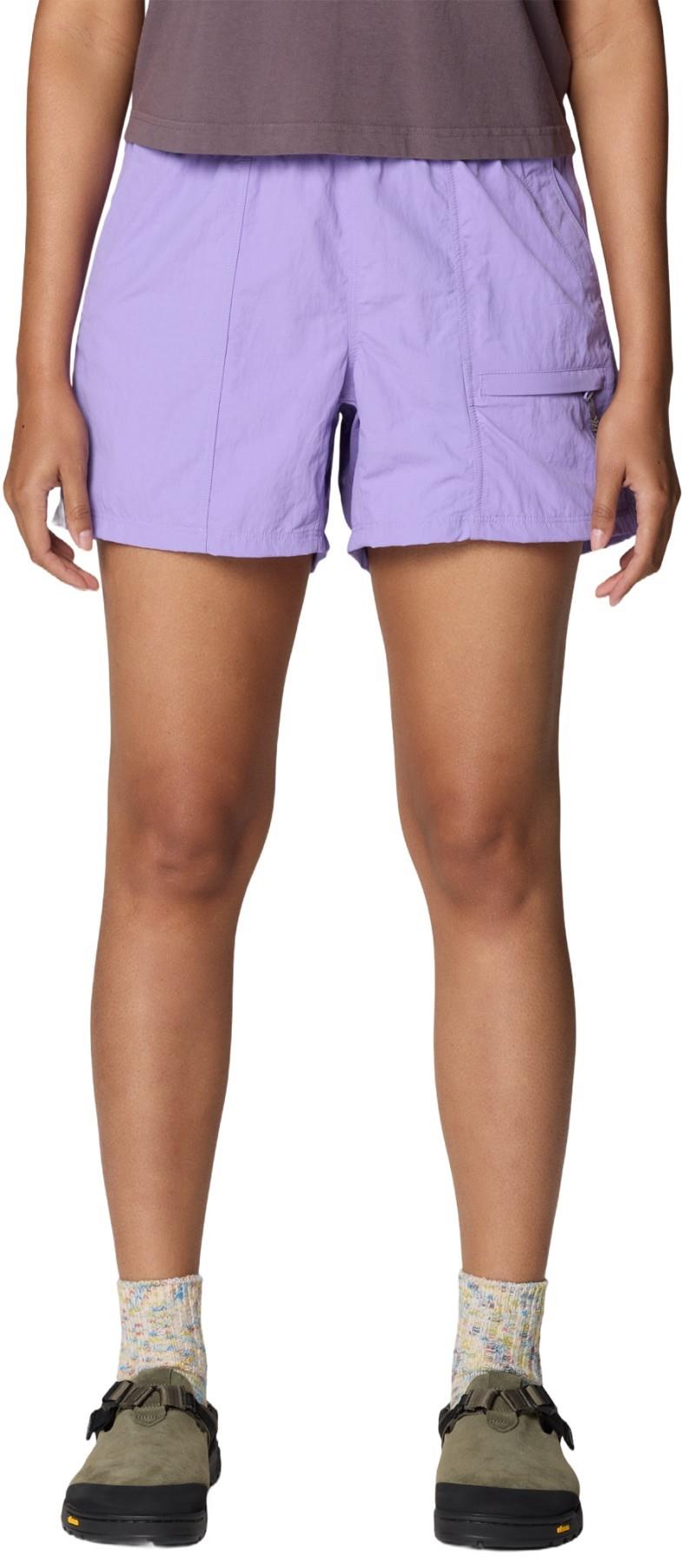 Stryder Belted Shorts, 5" Inseam - Womens - harbor violet 1