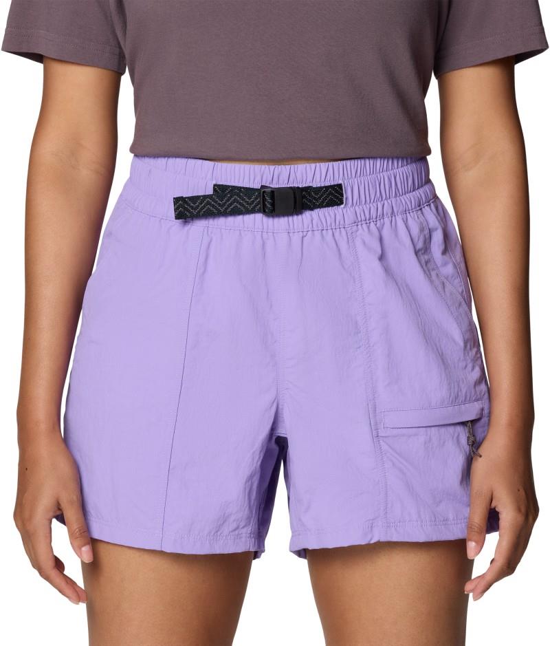 Stryder Belted Shorts, 5" Inseam - Womens - harbor violet 1