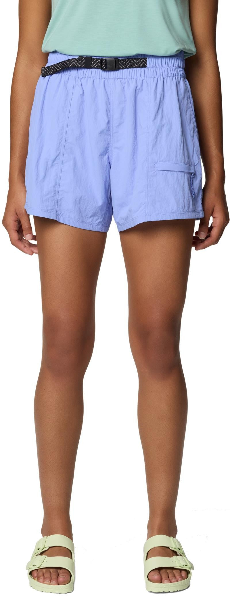 Stryder Belted Shorts, 5" Inseam - Womens - light illusion 1