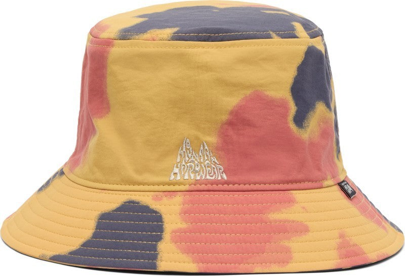 Stryder Bucket Hat - sundown gold blissed dye print 1