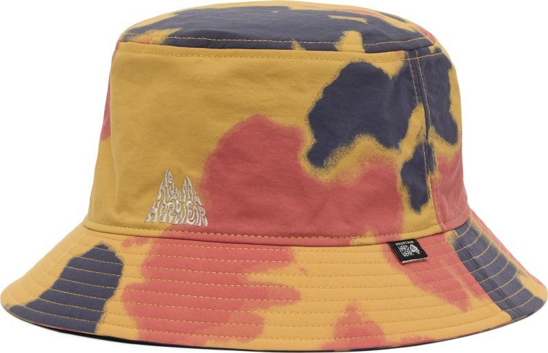 Stryder Bucket Hat - sundown gold blissed dye print 1
