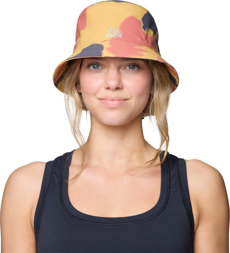 Stryder Bucket Hat - sundown gold blissed dye print 1