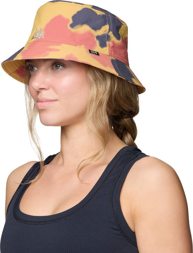 Stryder Bucket Hat - sundown gold blissed dye print 1