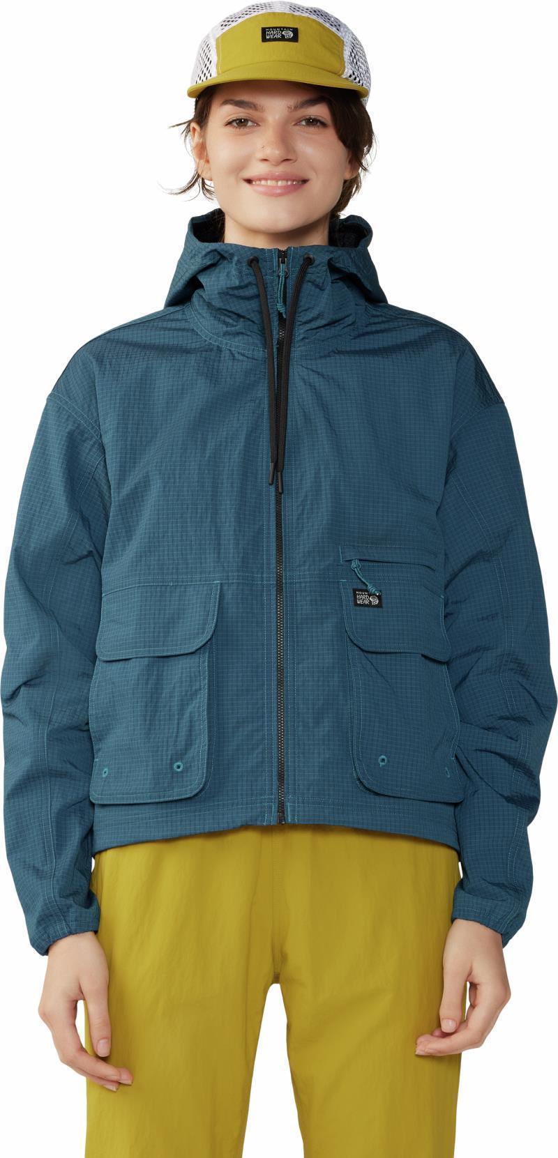 Stryder Full Zip - Womens - Dark Caspian Ripstop 1