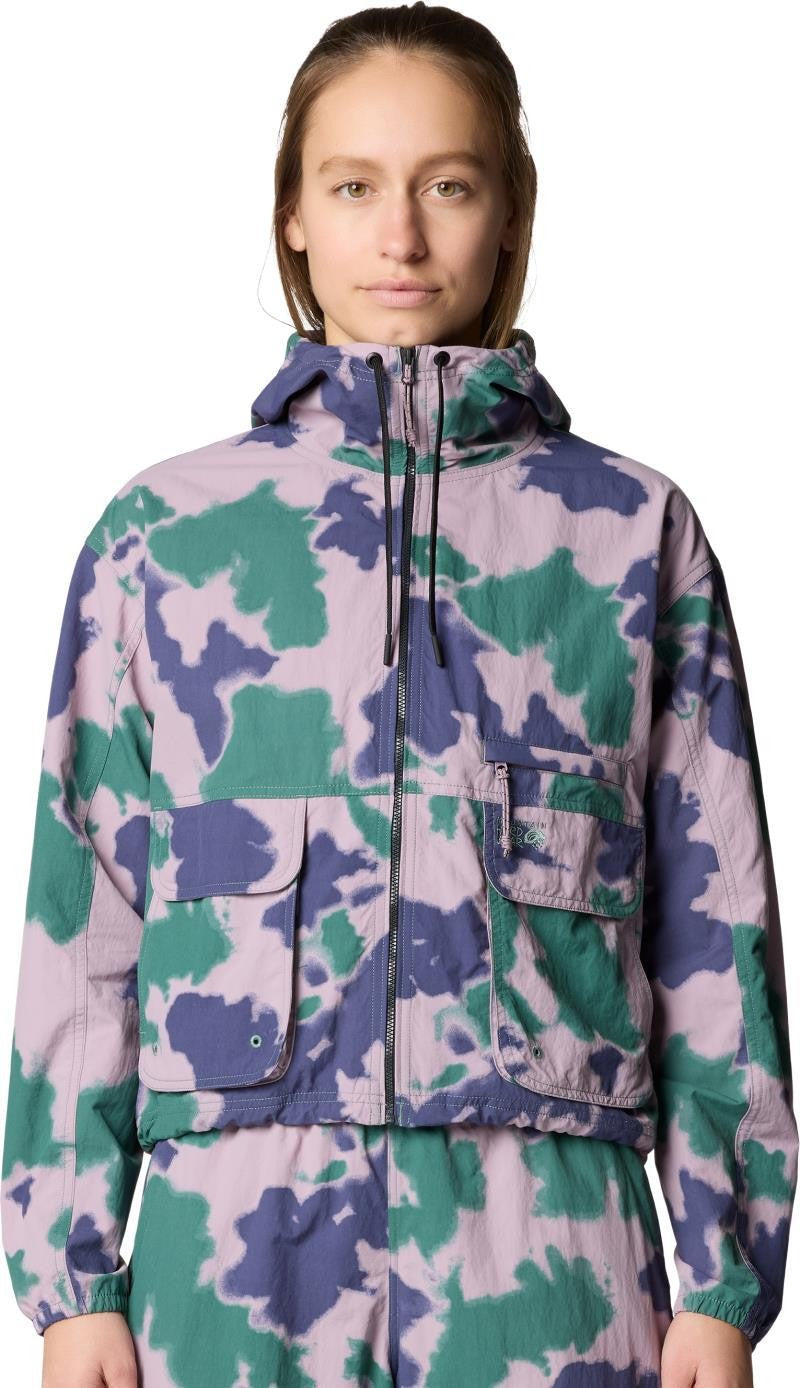 Stryder Full Zip - Womens - blue pine blissed dye print 1