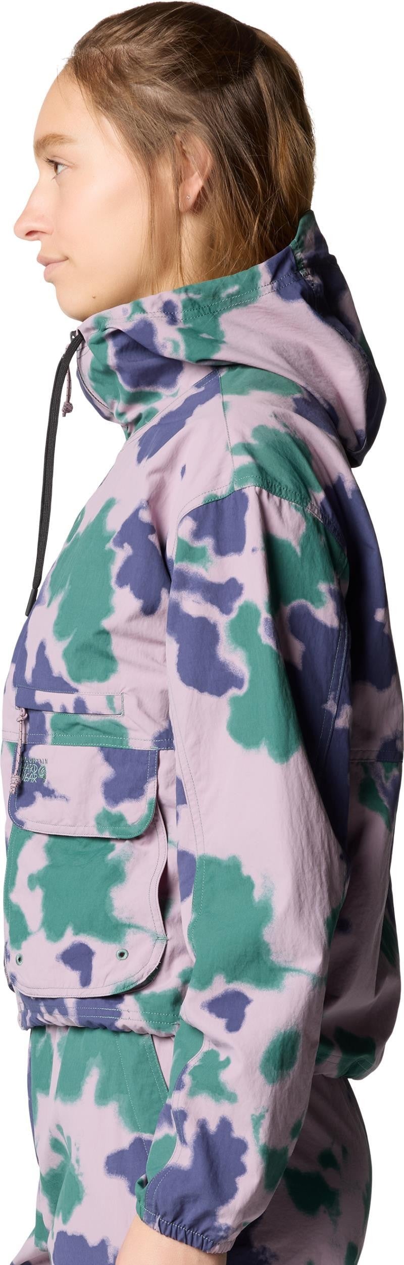 Stryder Full Zip - Womens - blue pine blissed dye print 1