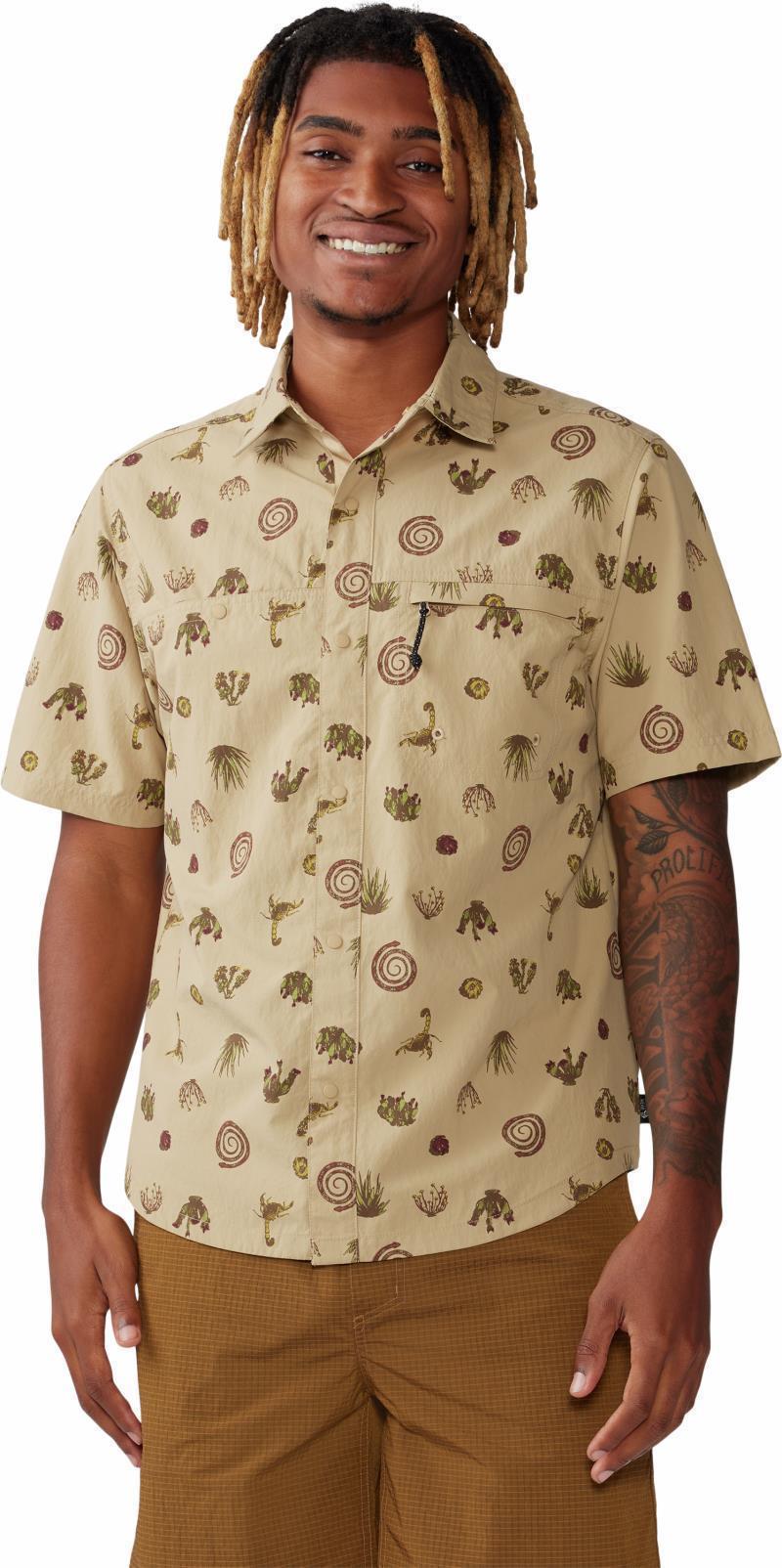 Stryder SS Shirt - Mens - Moab Tan Scorpion Print 1