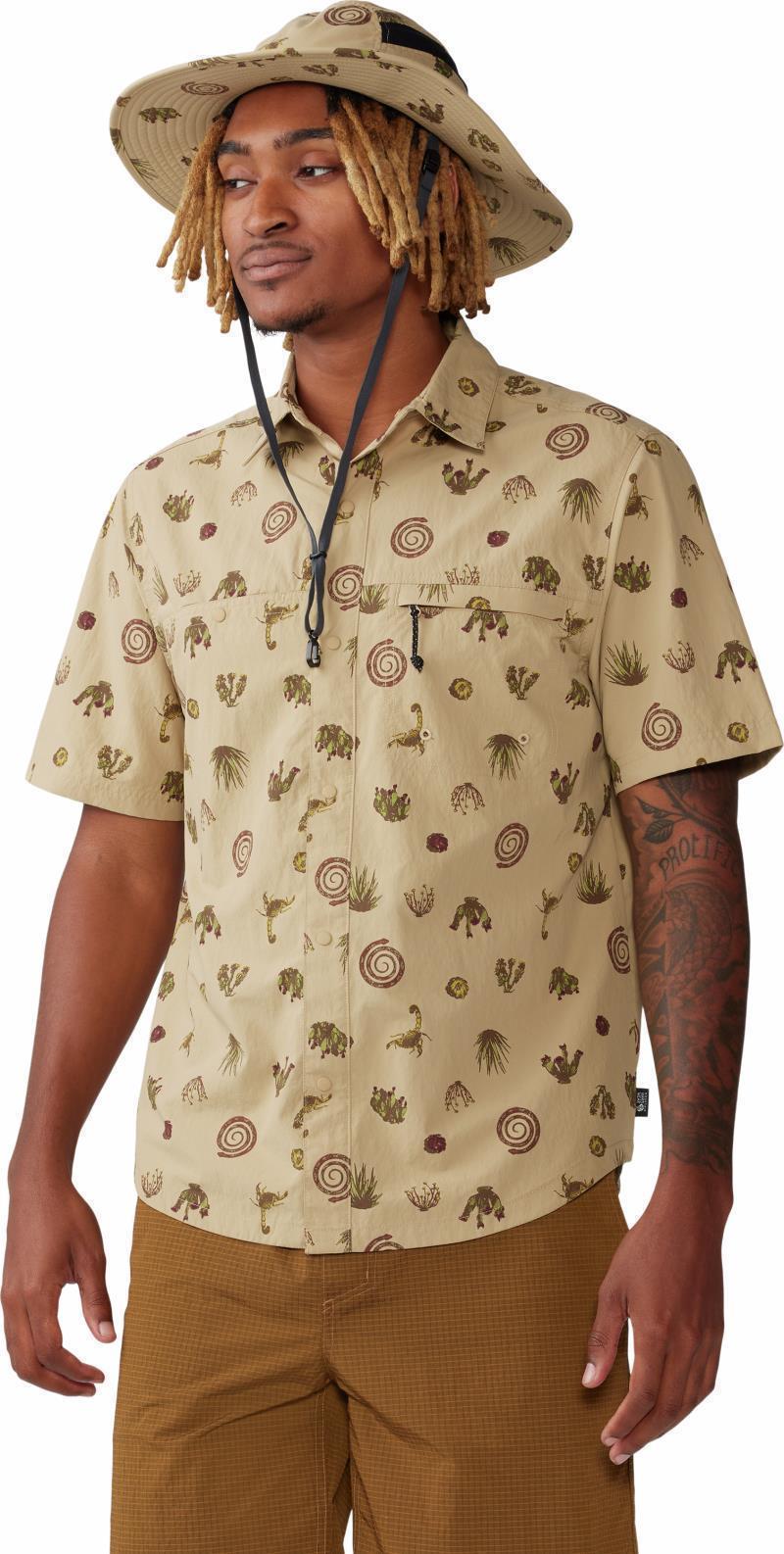 Stryder SS Shirt - Mens - Moab Tan Scorpion Print 3