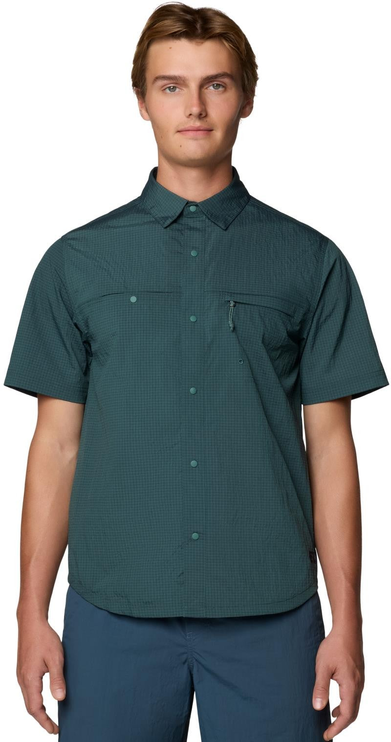 Stryder SS Shirt - Mens - blue pine ripstop 1