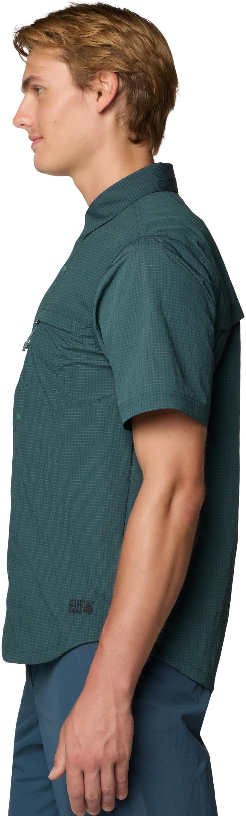 Stryder SS Shirt - Mens - blue pine ripstop 1