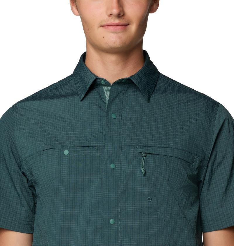 Stryder SS Shirt - Mens - blue pine ripstop 1