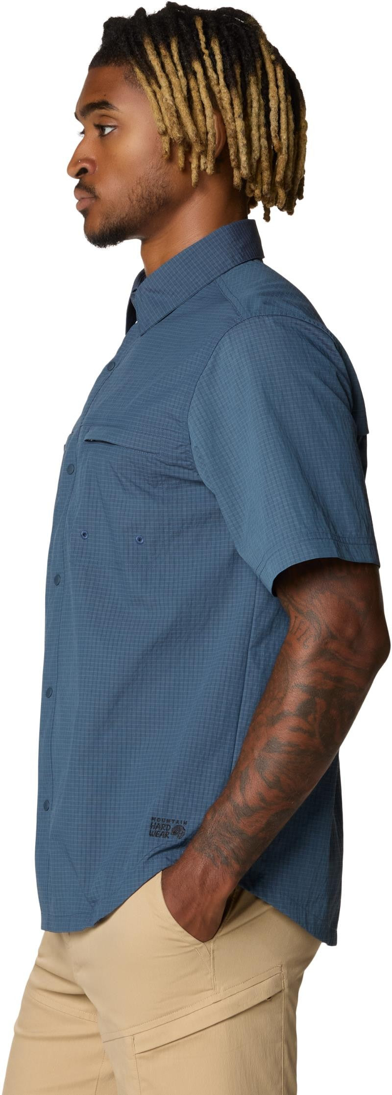 Stryder SS Shirt - Mens - moon blue ripstop 1