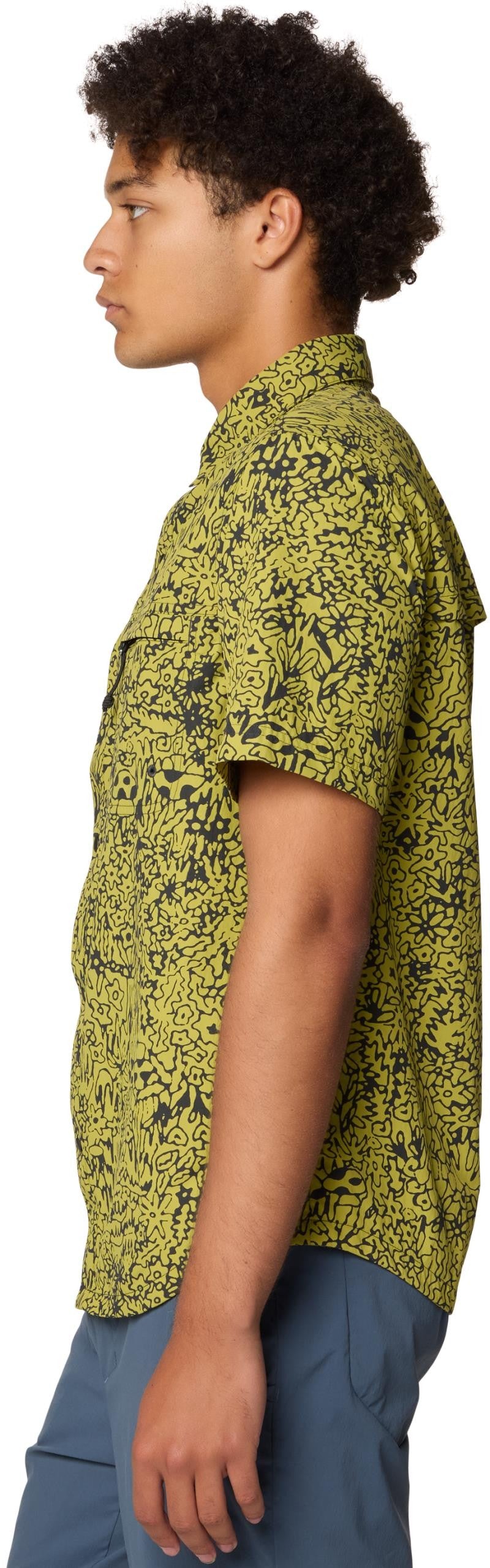 Stryder SS Shirt - Mens - moon moss forager print 1