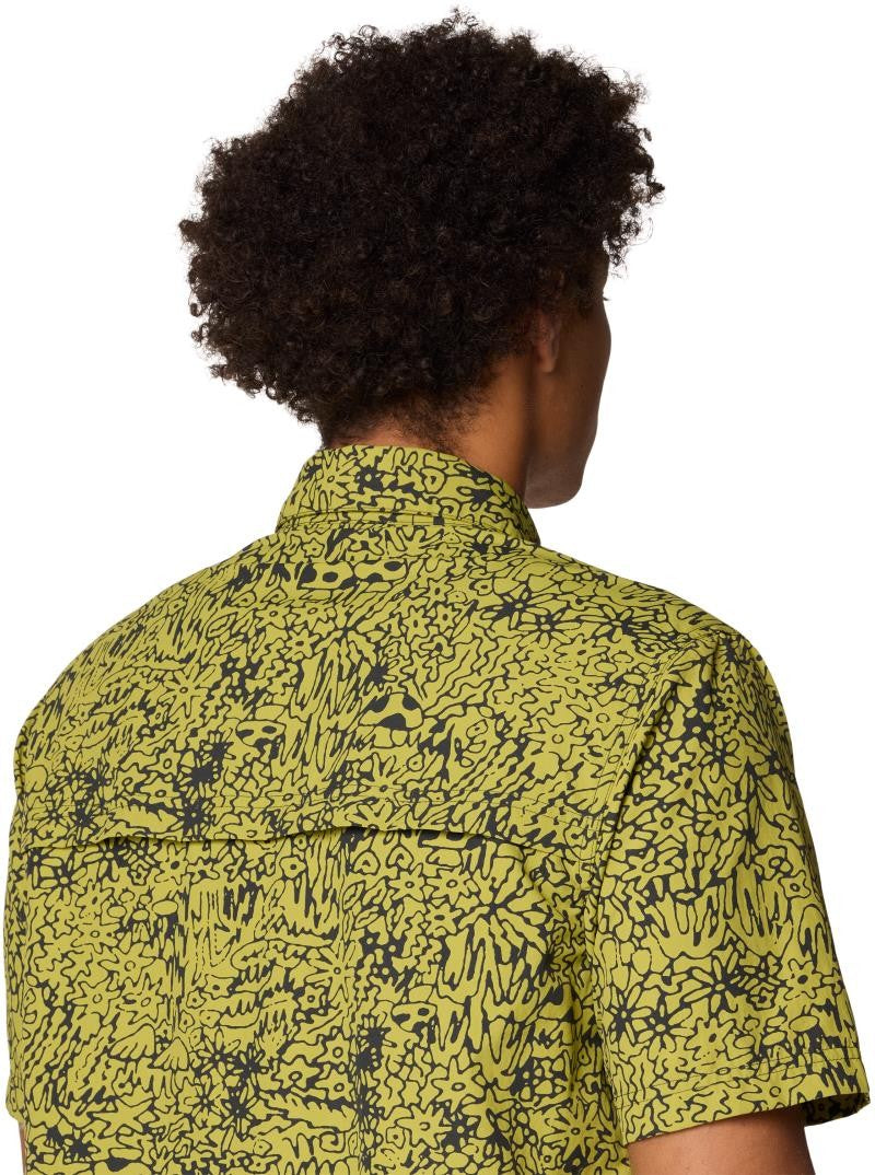 Stryder SS Shirt - Mens - moon moss forager print 1