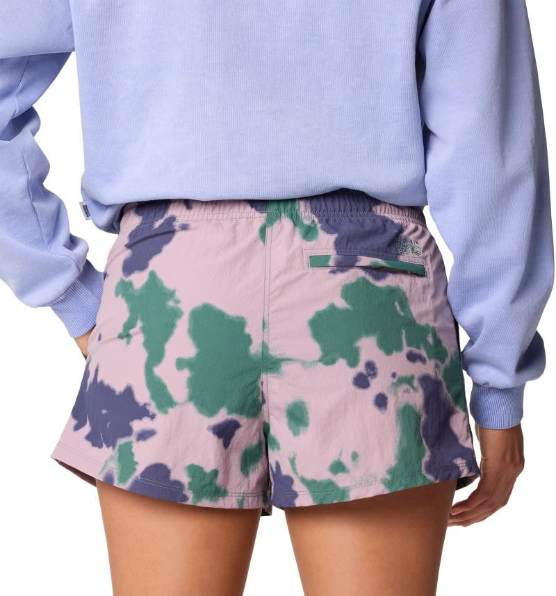 Stryder Shorts, 3" Inseam - Womens - blue pine blissed dye print 1