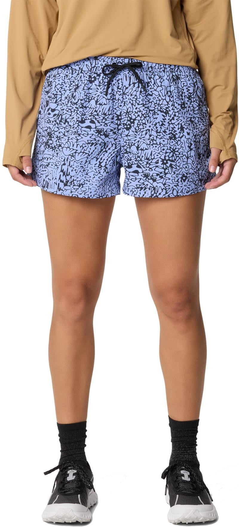 Stryder Shorts, 3" Inseam - Womens - light illusion forager print 1
