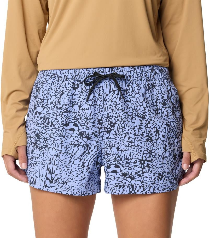 Stryder Shorts, 3" Inseam - Womens - light illusion forager print 1