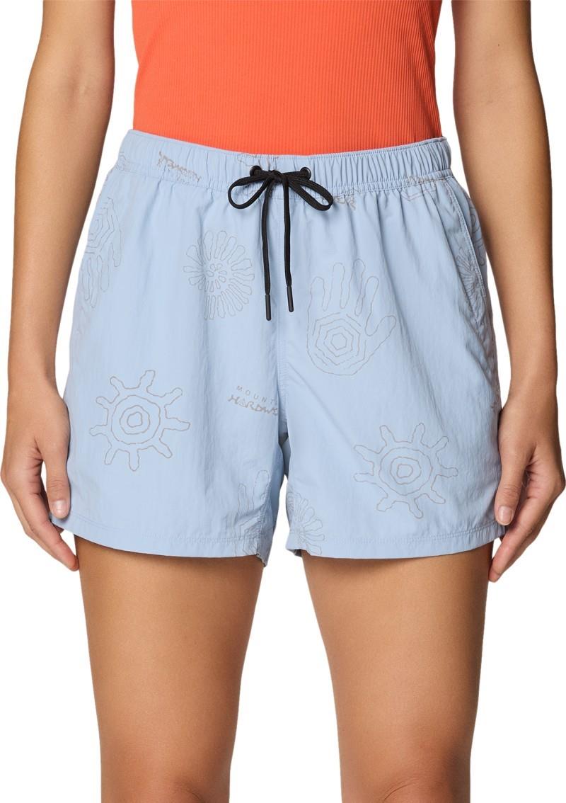 Stryder Shorts, 5" Inseam - Womens - beach breeze screens print 1