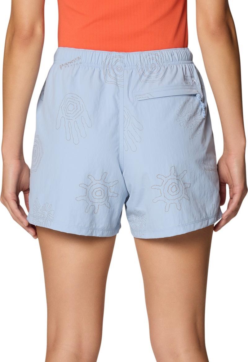Stryder Shorts, 5" Inseam - Womens - beach breeze screens print 1