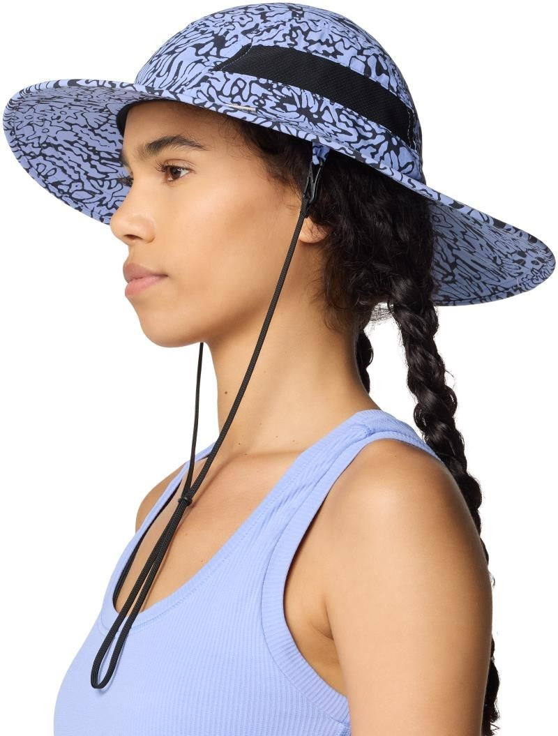 Stryder Sun Hat - light illusion forager print 1