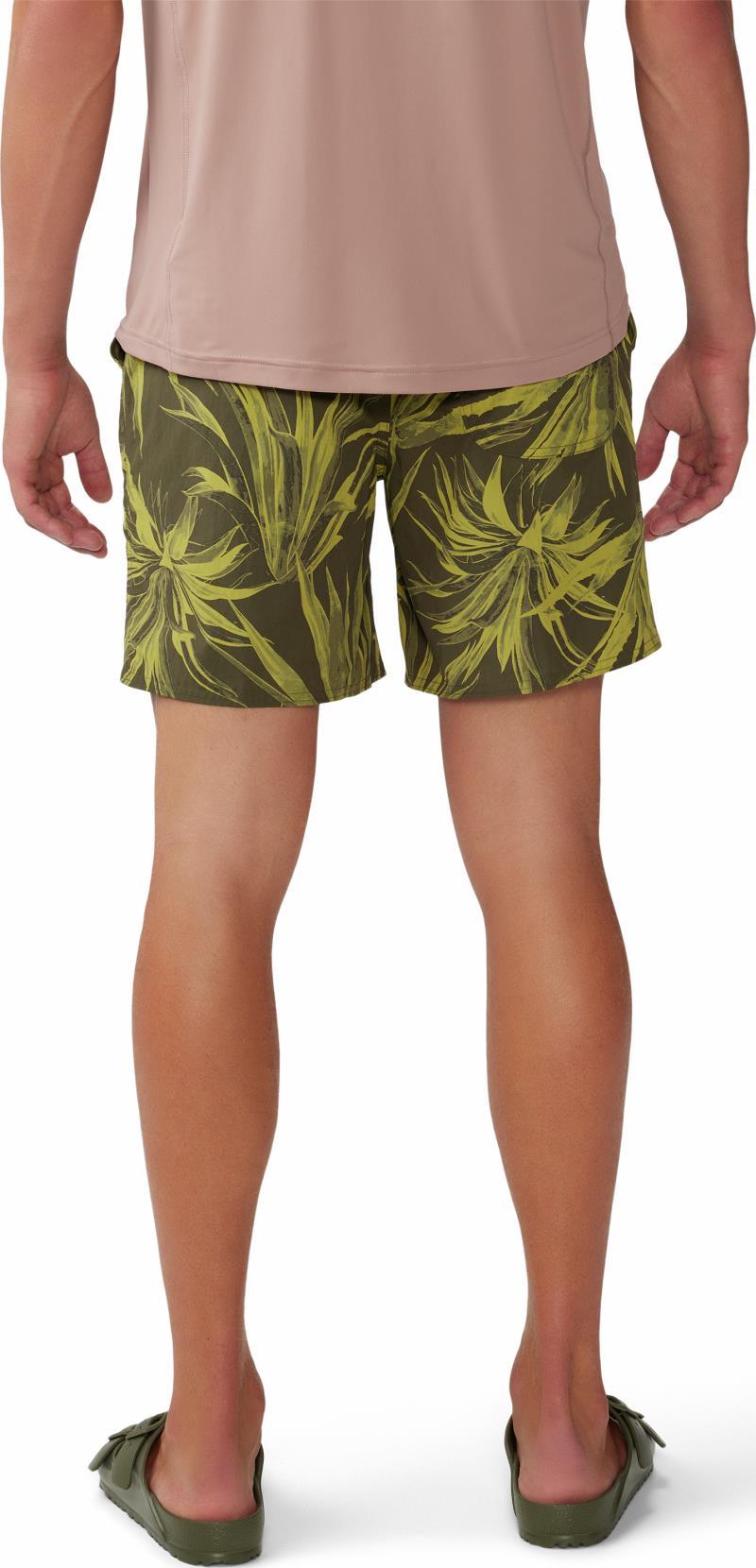 Stryder Swim Shorts, Short - Mens - Dark Pine Yucca Print 3
