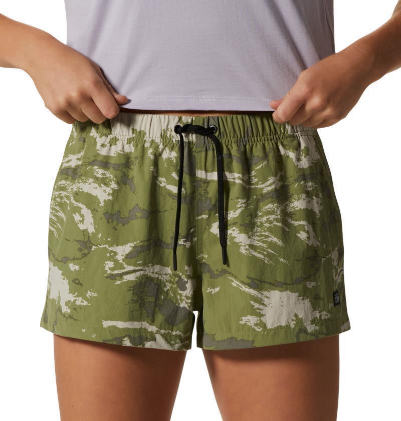 Stryder Swim Shorts - Womens - Light Cactus Crag Camo Print 1